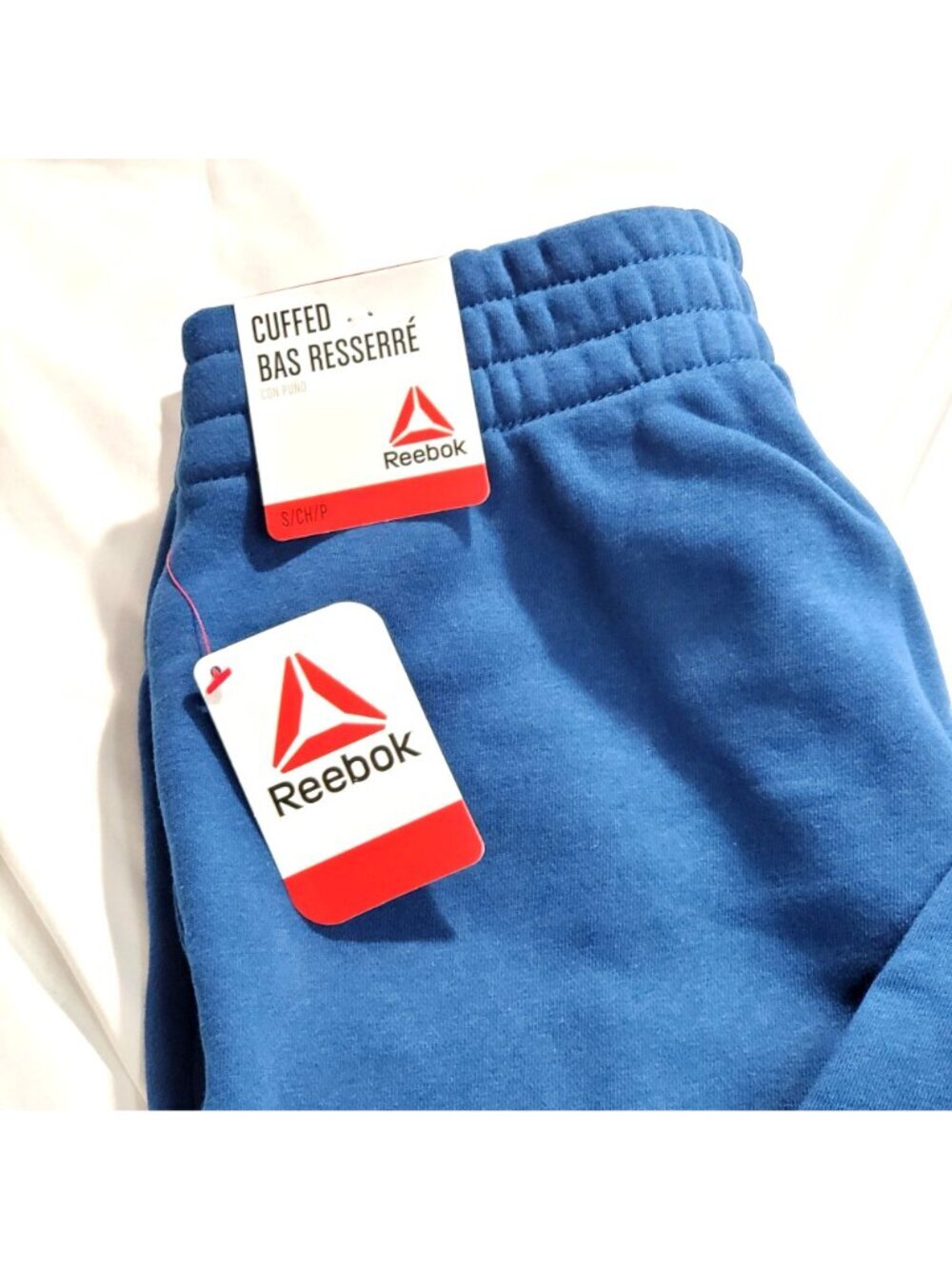 Reebok After Class Jogger Sweatpants Cuffed Poseidon Blue S Unisex Casual Athlet - Picture 4 of 11